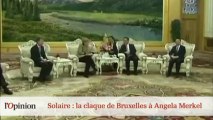 Solaire : la claque de Bruxelles à Angela Merkel