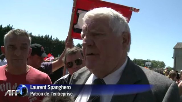 Spanghero: manifestation de soutien aux employés