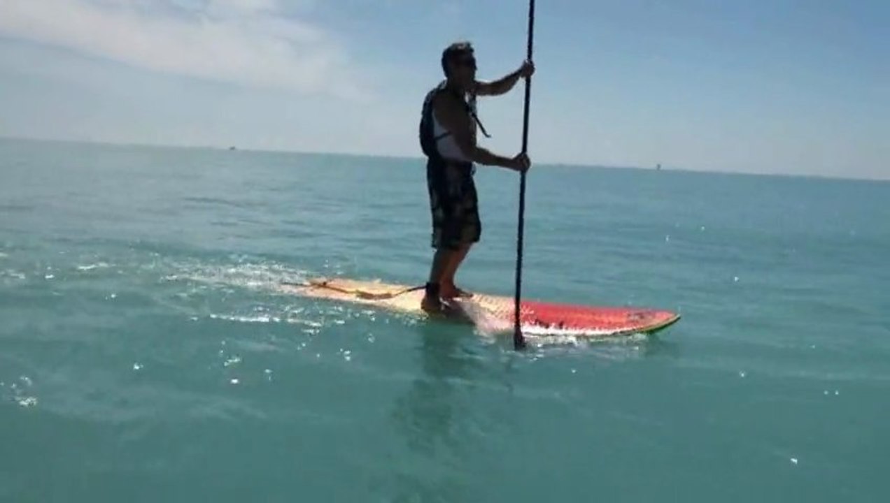 SUPAGASC  2013, 10 Kms en  Stand up Paddle