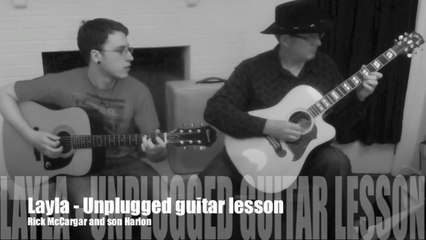 Eric Clapton - Layla Unplugged Solo - guitar lesson