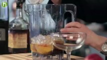 How to make a blended peach whiskey sour