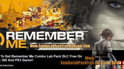 How to Get Remember Me Combo Lab Pack DLC