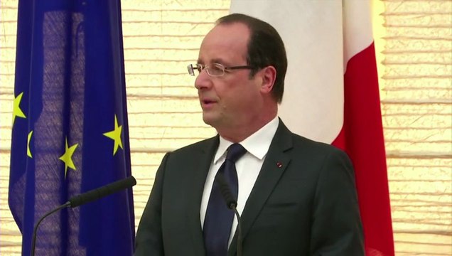 Hollande confond peuple japonais et peuple chinois
