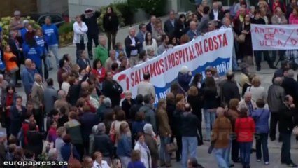 Manifestación por los servicios médicos en el HULA