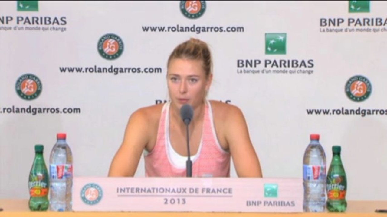 Scharapowa: “Manchmal muss man einfach seinen Job erledigen“