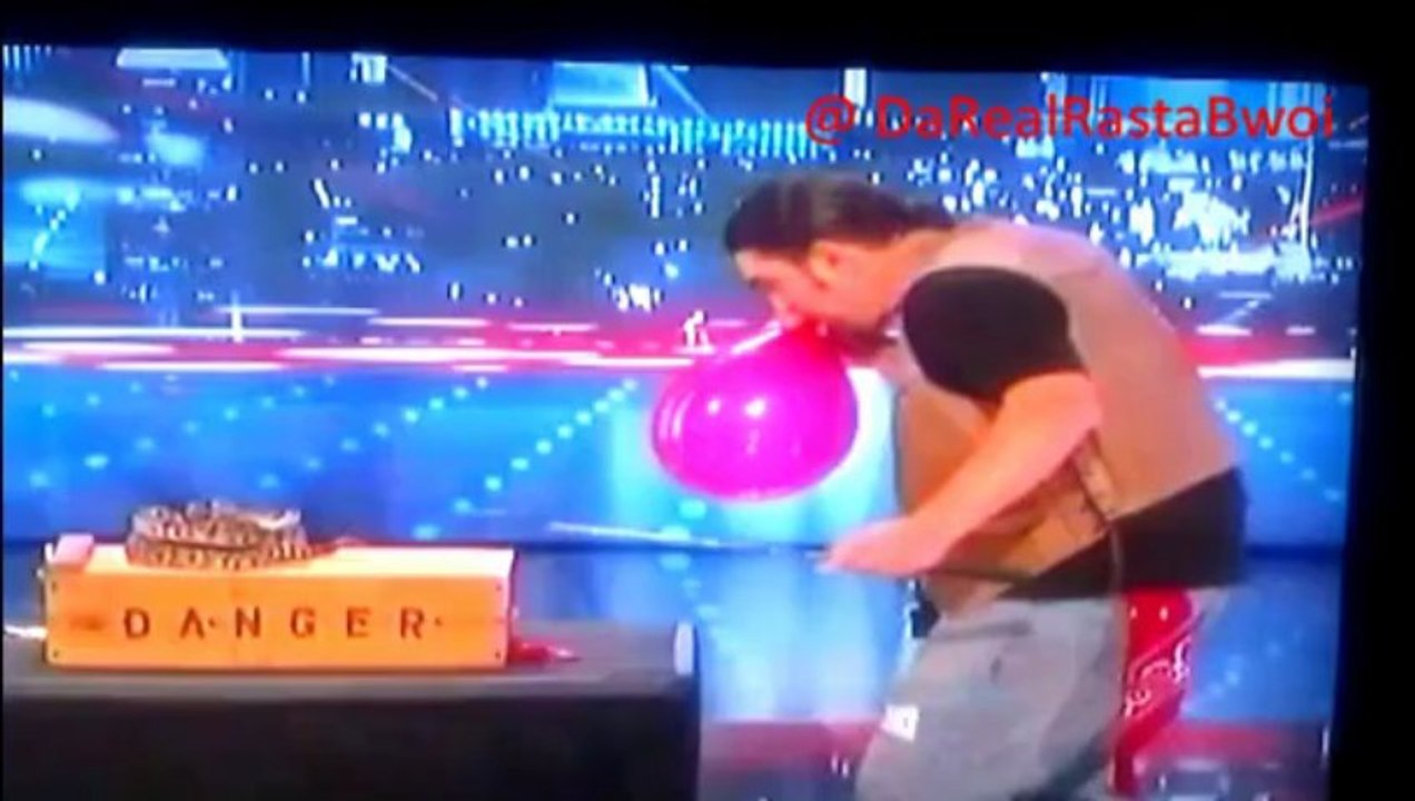 Man do Trick with Rattle Snake on America's Got Talent 6/4/13