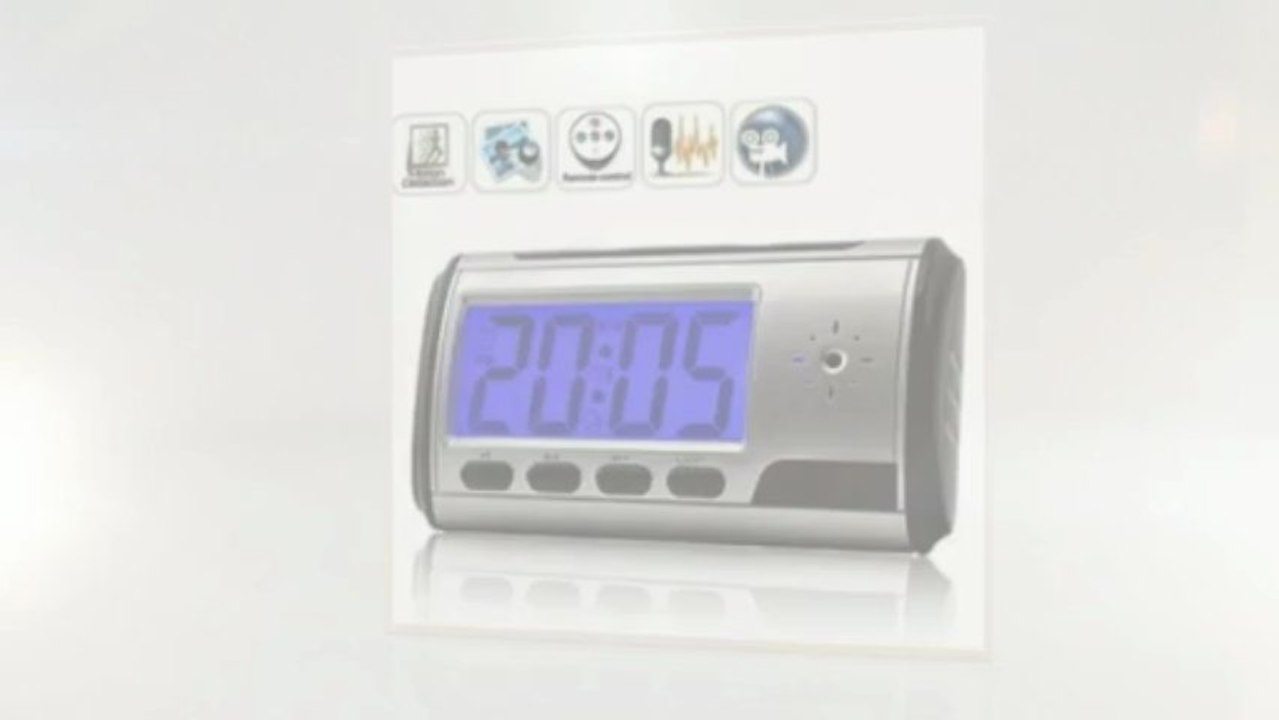 HD Hidden Camera in Desk Clock