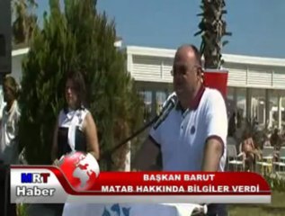 BAŞKAN BARUT MATAB HAKKINDA BİLGİLER VERDİ