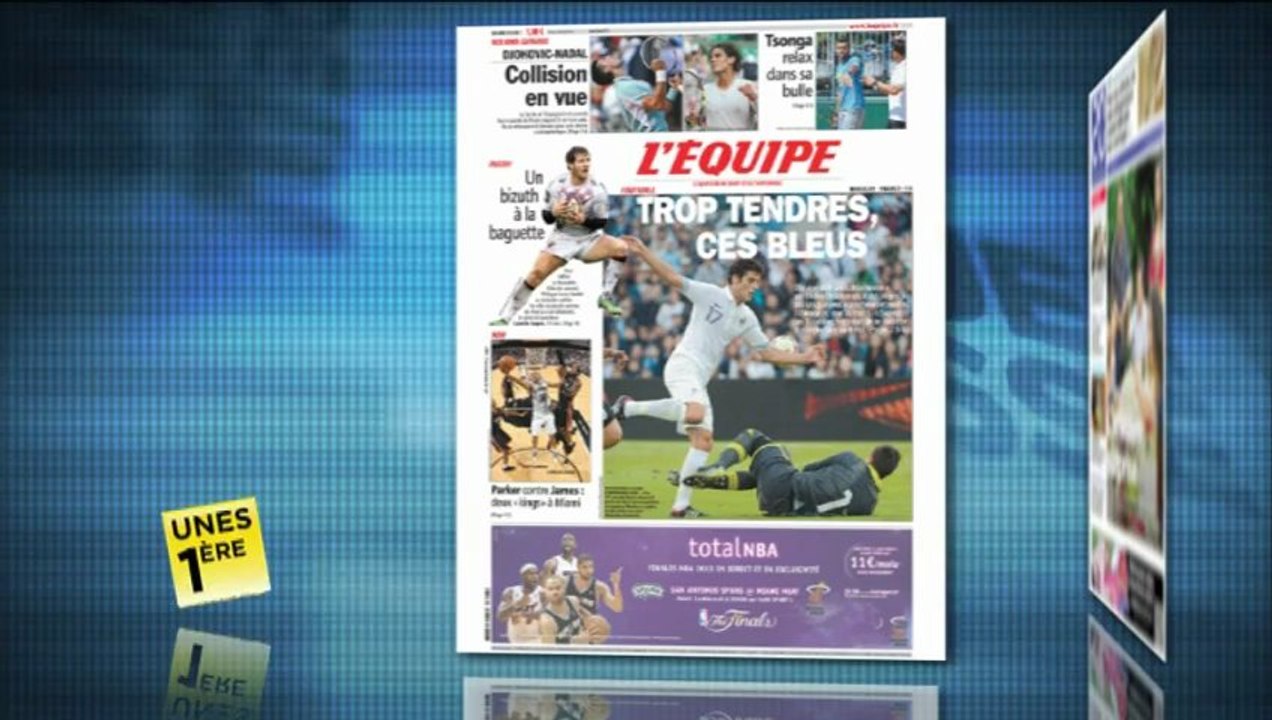 Revue de presse Unes 1ère - jeudi 6 juin 2013