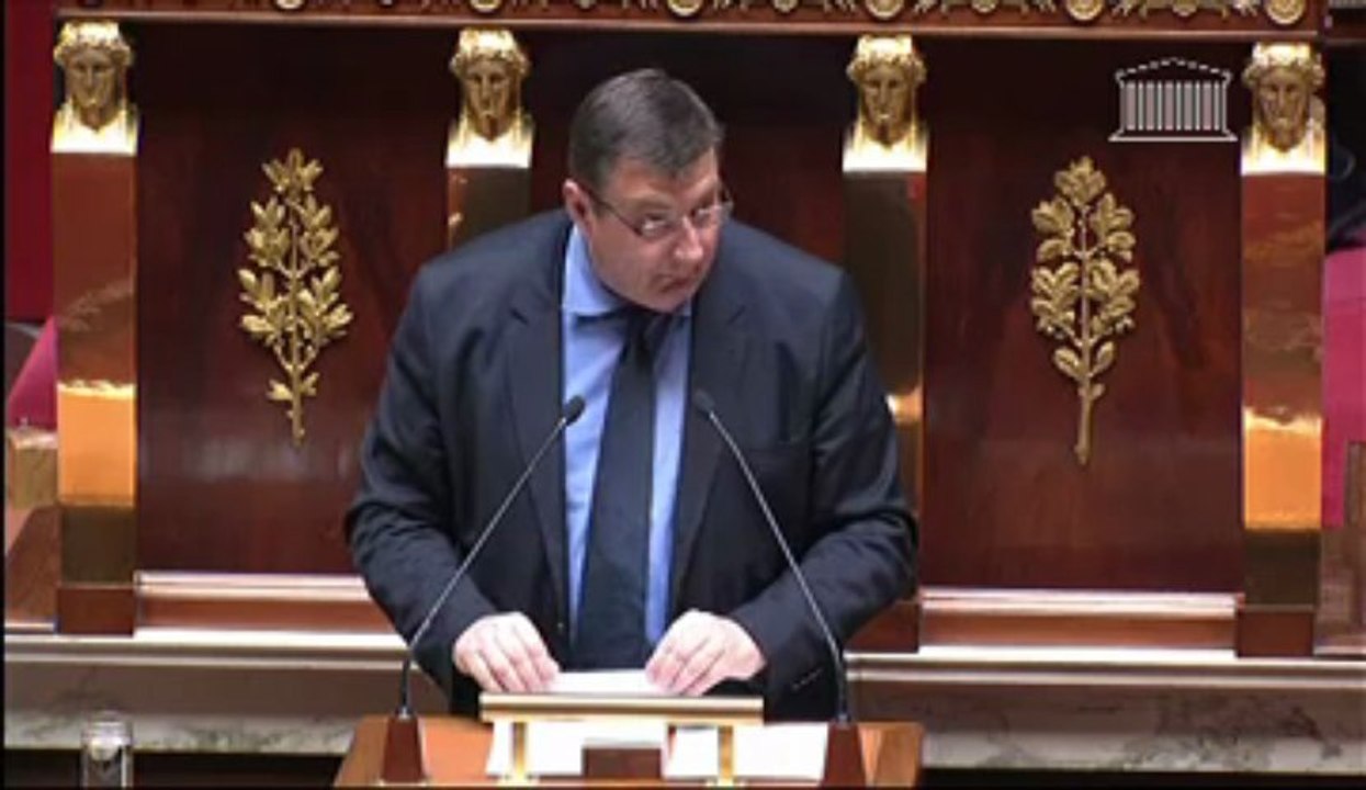 JF Lamour orateur du groupe U.M.P sur la loi bancaire