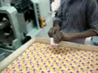 label punching machine horizontal