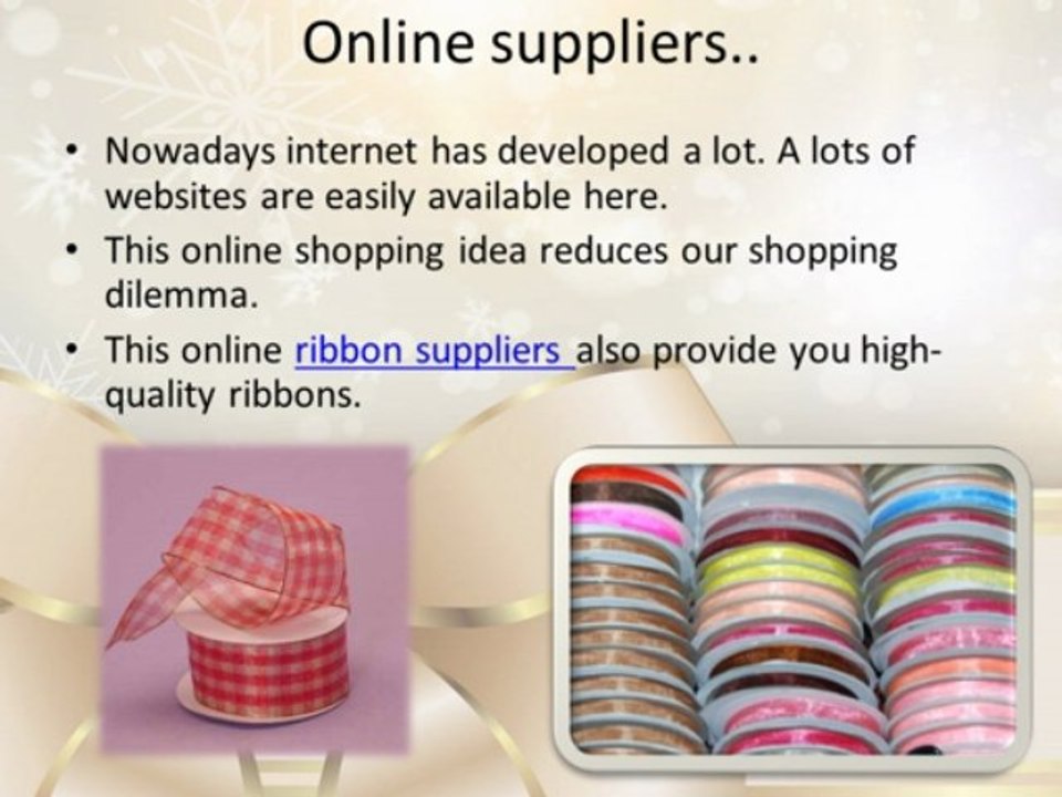 Basic knowledge about best ribbon suppliers