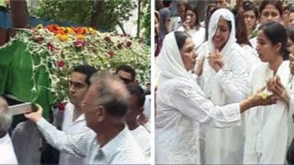 Jiah Khan's FUNERAL