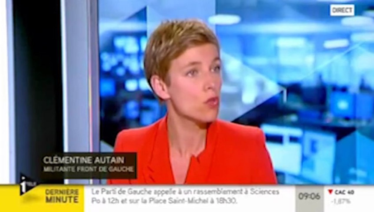 Mort de Clément : Autain met en cause "la banalisation des propos d'extrême droite"