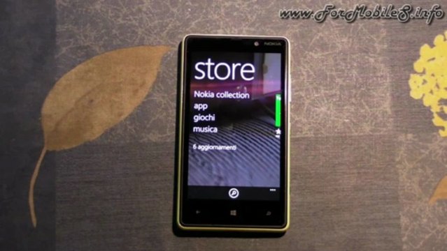 Recensione completa su Nokia Lumia 820 giallo