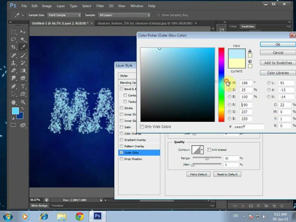 Simple Fireflies Text Effect Tutorial