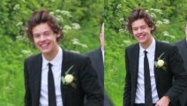 One Direction's Harry Styles Wears A Stunning Suit For Marriage! AGREE OR DISAGREE