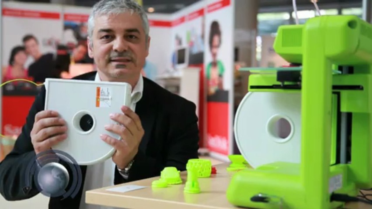 Medpi 2013 : Cube, première imprimante 3D exposée sur le salon