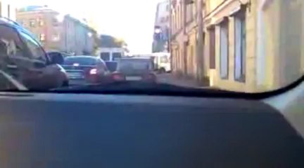 Russian Mafia in Action. Shooting on Streets like GTA.