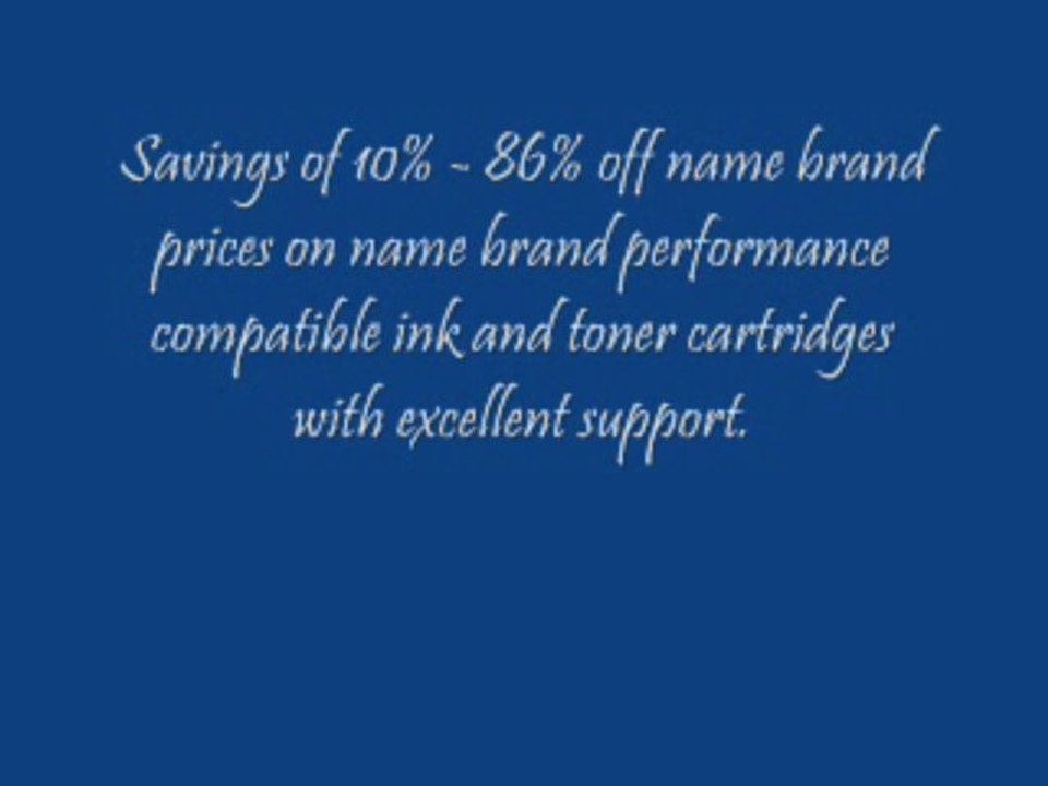 branded printer ink and toner cartridges