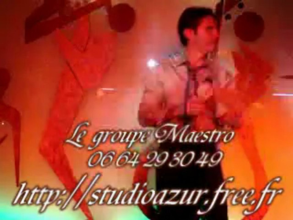 soirée animée par le groupe maestro (david J morgan)