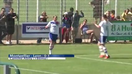 Coupe de France Féminine - les buts de Montpellier - Lyon