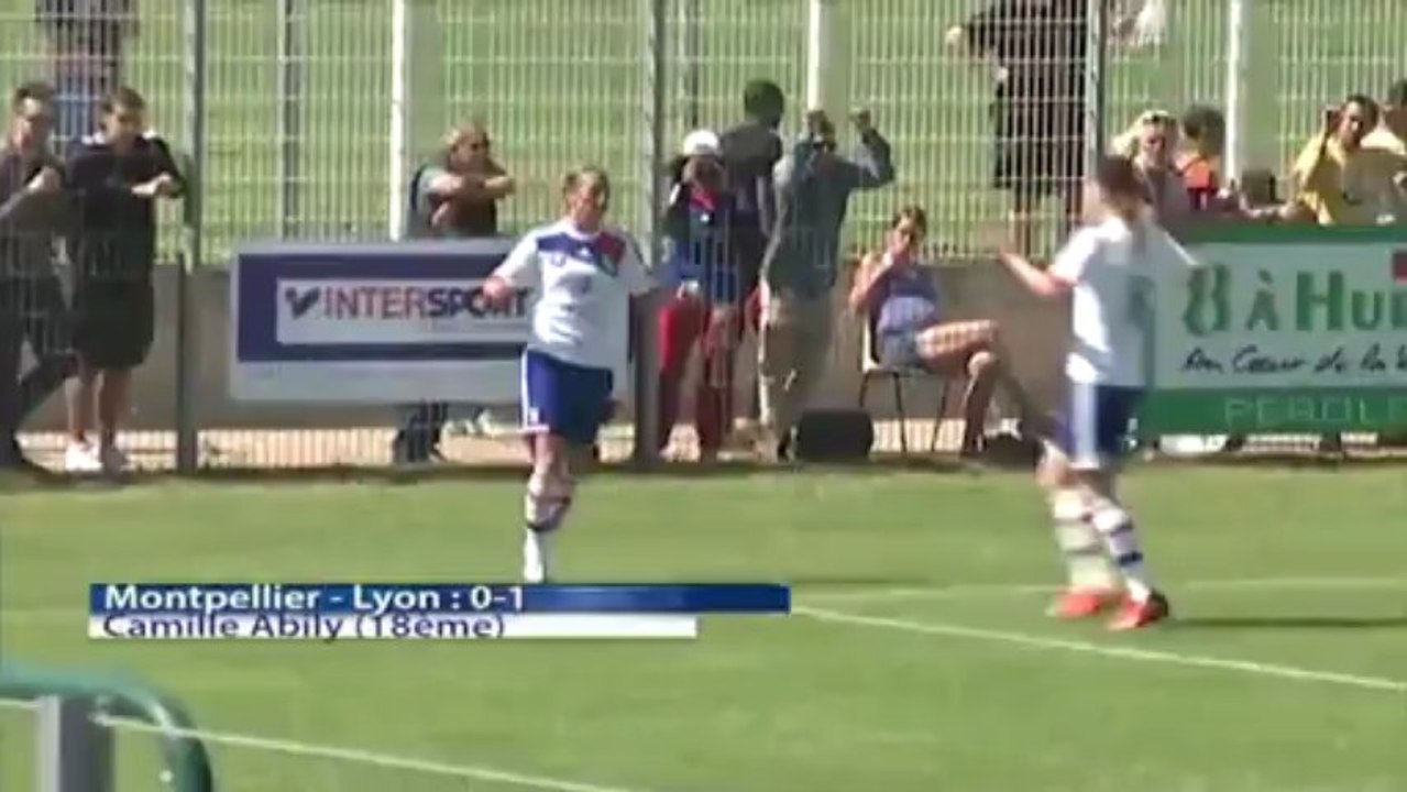Coupe de France Féminine - les buts de Montpellier - Lyon