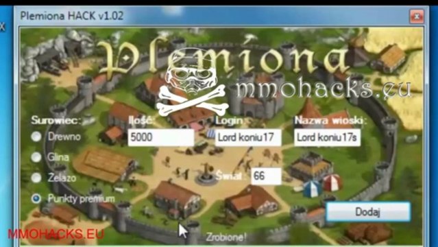 Plemiona Hack v1.02 - 2013 Updated l Free Download l No survey l Undetected and Working
