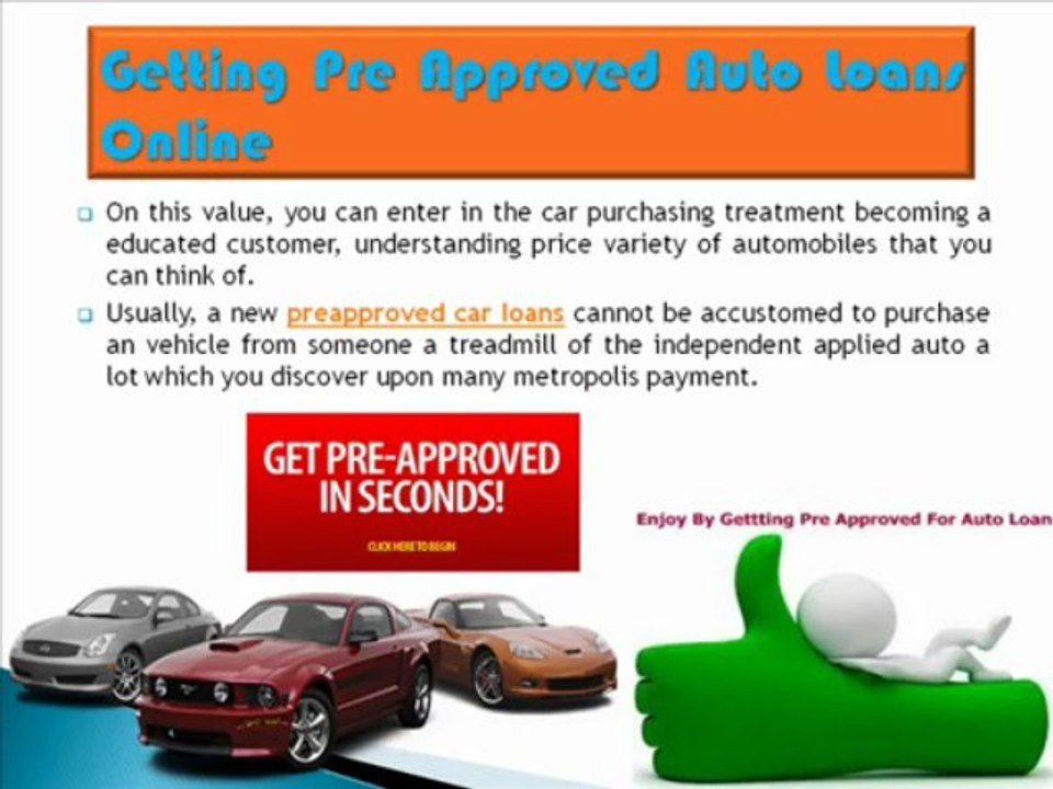 Pre Approved Car Loans at Zero Down Payment