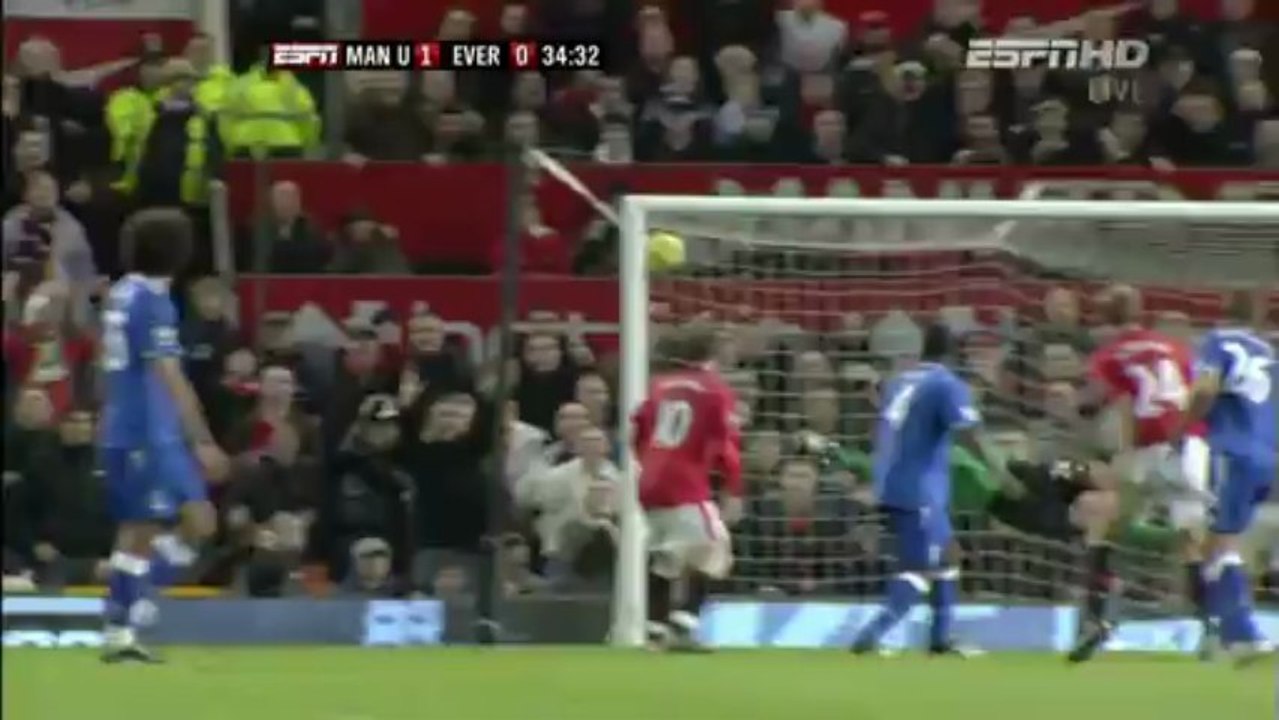 ( @Azoz_MUFC ) Darren Fletcher (Manchester United - Everton 3.0)