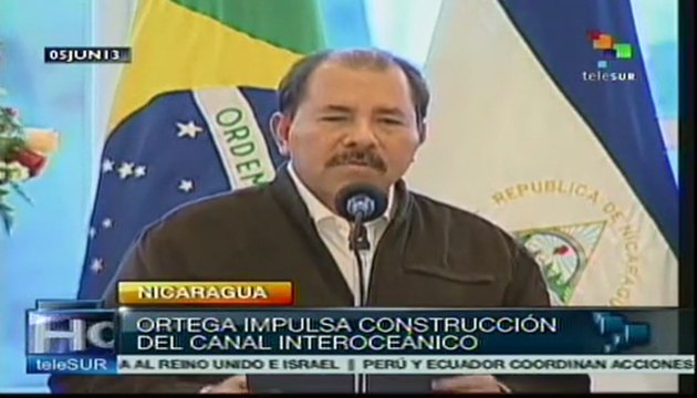 Daniel Ortega impulsa construcción del Canal Interoceánico
