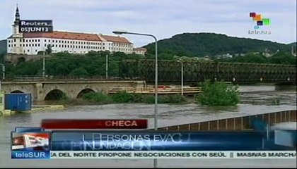 Más de 19 mil evacuados en la República Checa por las inundaciones
