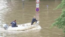 German, Czech floods begin to recede