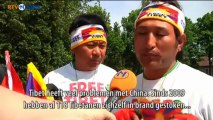 Fietsende Tibetanen op bezoek in Musselkanaal - RTV Noord