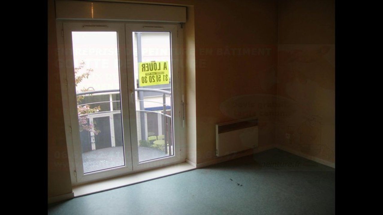 Entreprise peinture caen-Rénovation petit budget d'un studio en location-www.gouttedepeinture.com - artisan peintre