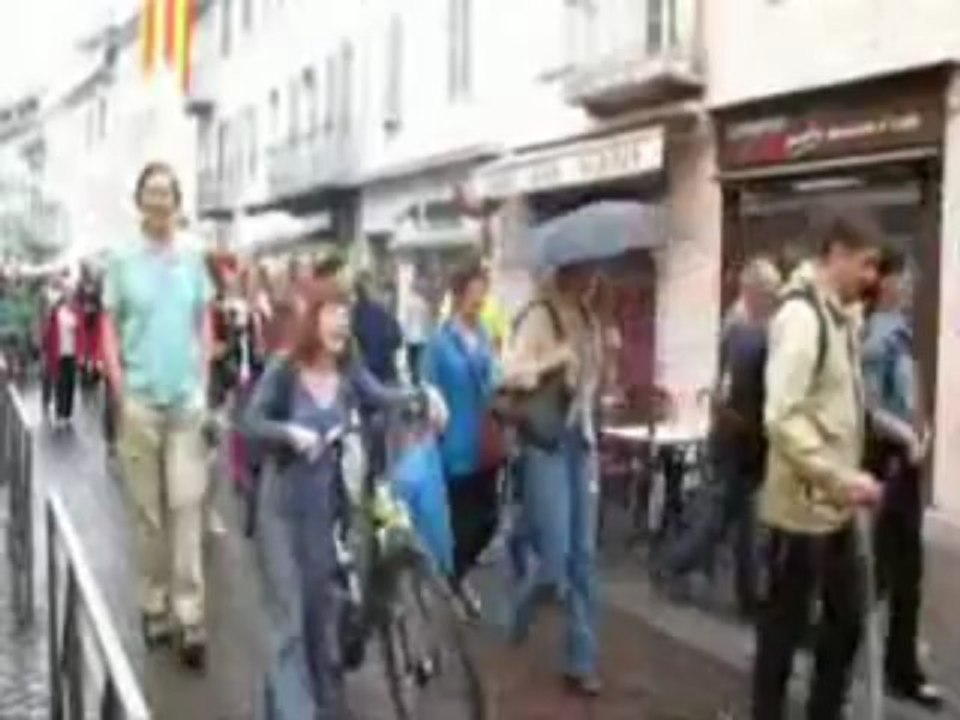 Chambéry : manifestation après la mort de Cléme...