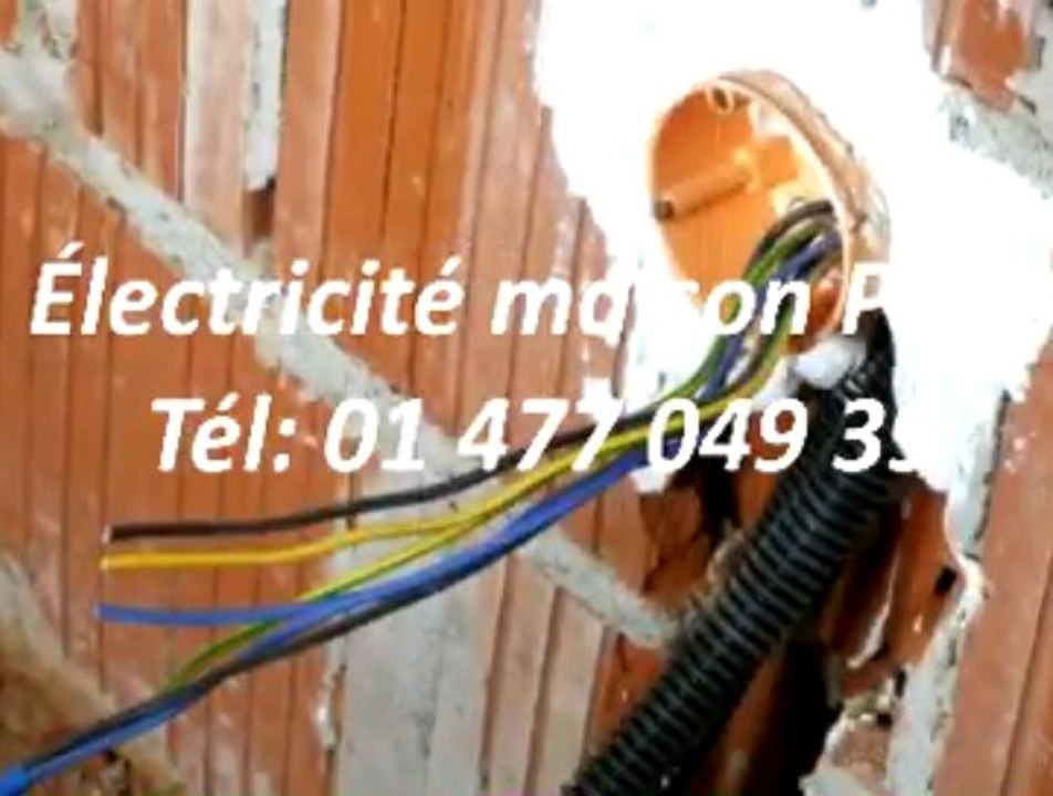 Électricité maison Paris Tél: 01 477 049 39
