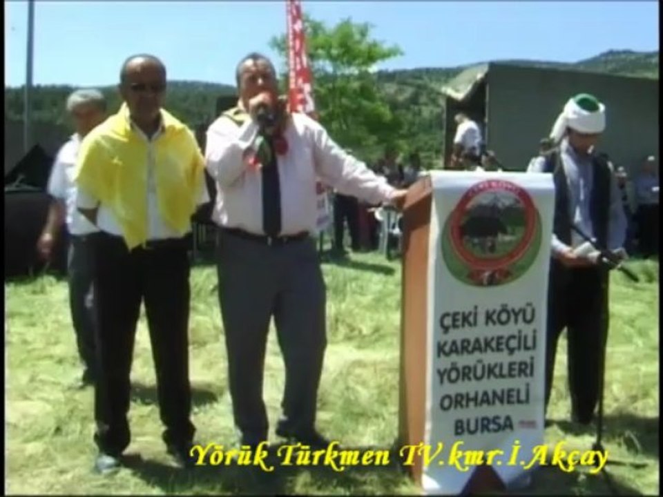 ÇEKİ KÖYÜ KARAKEÇİLİ YÖRÜKLERİ  DERNEK BAŞKANIN AÇILIŞ KONUŞMASI.