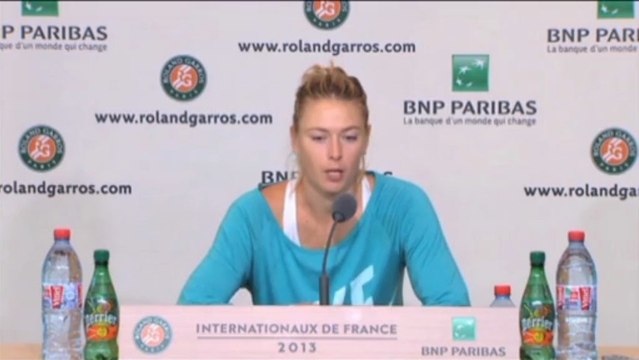 French Open: Sharapova will S. Williams endlich schlagen: Es stört mich