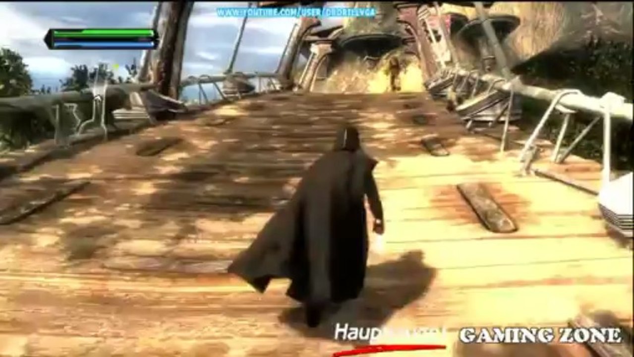 Star Wars The Force Unleashed Darth Vader Level Gameplay ( HD PVR )