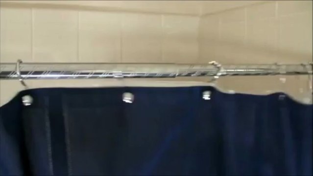 Bad Shower Curtain Rings VS EZ Glide Stainless Steel Roller Ball Shower Curtain Hooks