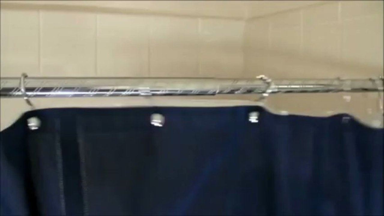 Bad Shower Curtain Rings VS EZ Glide Stainless Steel Roller Ball Shower Curtain Hooks