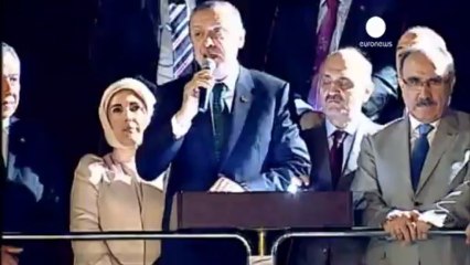 Başbakan Erdoğan'a İstanbul'da coşkulu karşılama