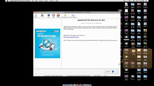 AppleXsoft File Recovery for Mac version 5 - recover deleted and lost files from Mac