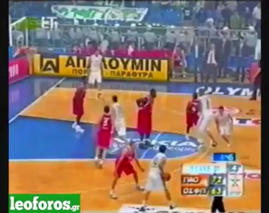 3ος Τελικός 2006 Παναθηναϊκός-Ολυμπιακός 82-70