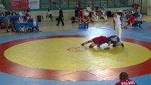 Jacek Cal (POL) vs Jean Reina (FRA) 74 kg - European SAMBO Championships 2013, Crema Italy