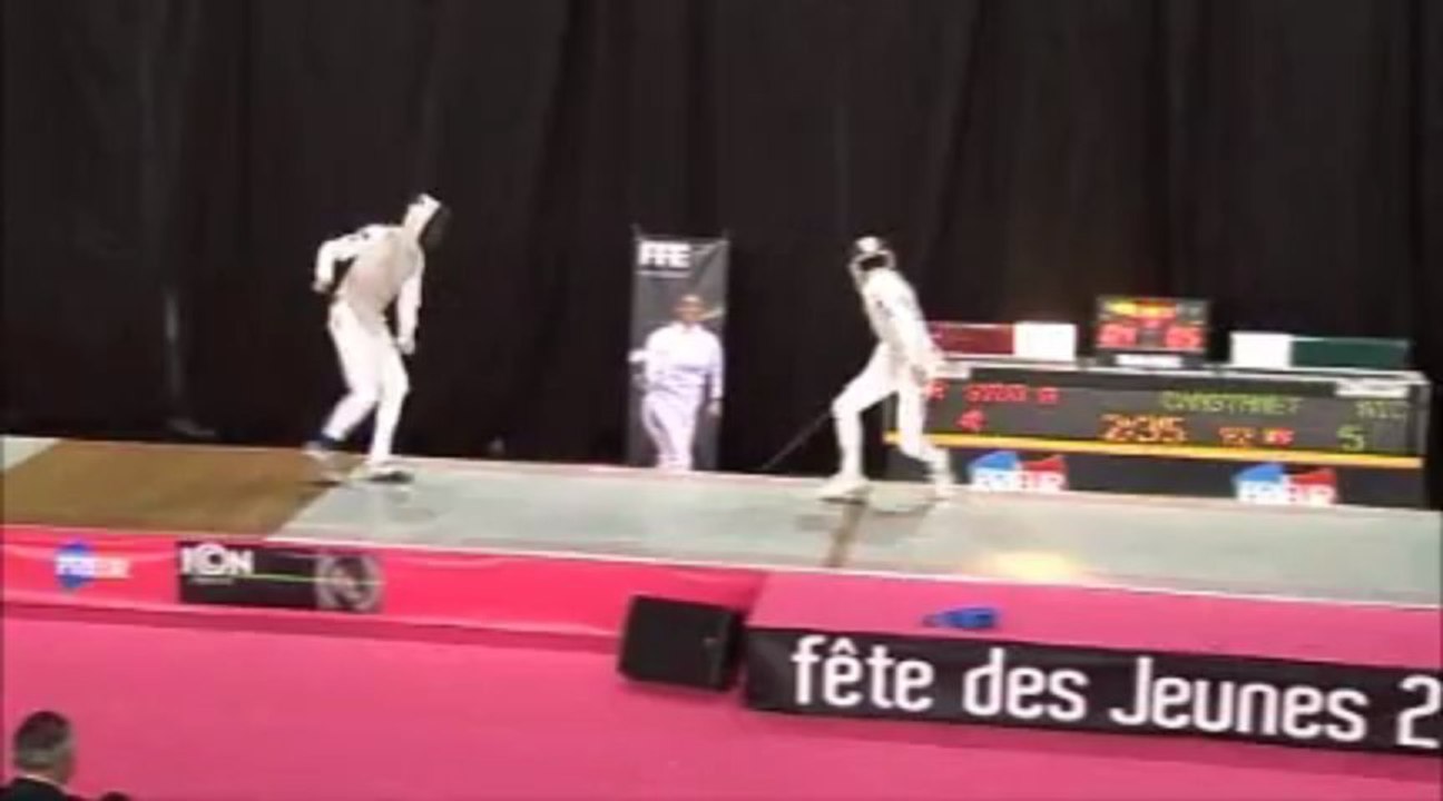 Fête des Jeunes 2011 - Finale Fleuret Hommes Maximilien CHASTANET