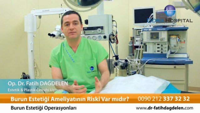 burun estetiği ameliyatının riski varmıdır ? Op.Dr.Fatih Dağdelen