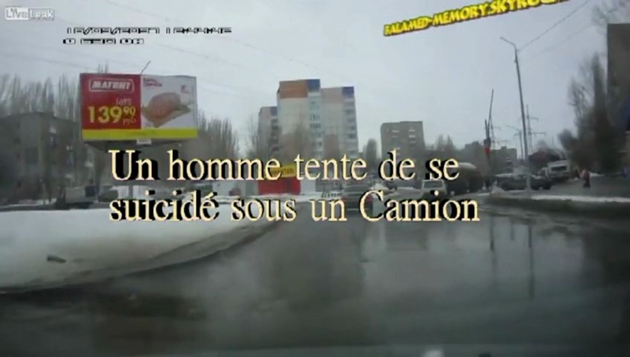 Plonge sous un camion
