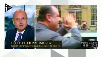 Pierre Mauroy était "un géant" pour Martine Aubry